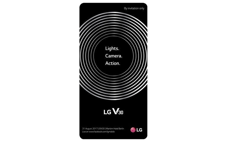 LG Confirms V30 Name and Display, Teases Camera