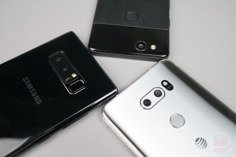 Camera Shootout: Google Pixel 2 vs. LG V30 vs. Galaxy Note 8