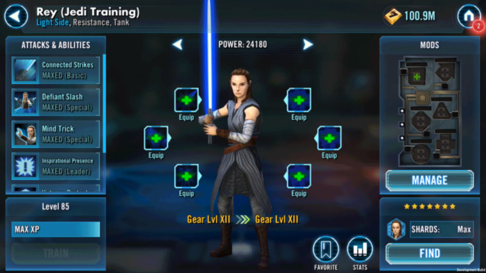 The Last Jedi’s Rey (Jedi Training) Arrives in Star Wars: Galaxy of Heroes