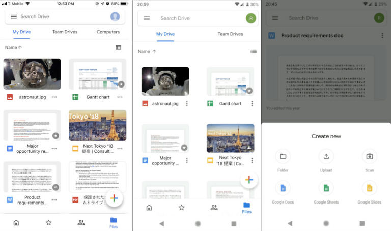 Google Drive’s Redesign Has Arrived for Android and iOS