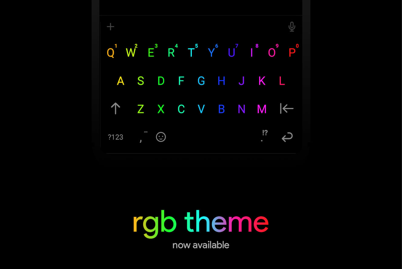 This RGB Theme for Chrooma Keyboard is Hot