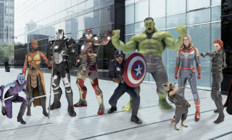 More MCU Characters Available for AR Playground on Pixel Phones