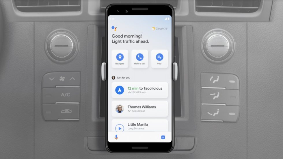 Google Assistant Driving Mode