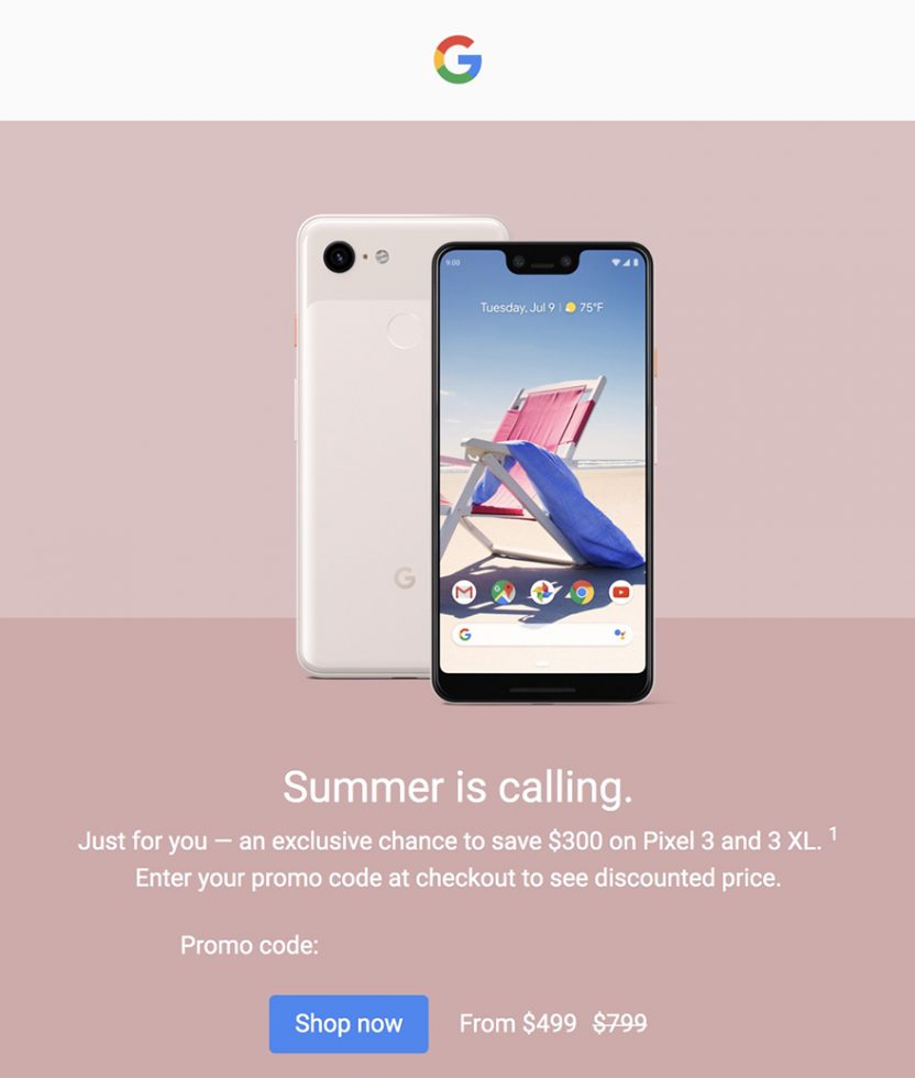 $300 Off Pixel 3 Deal