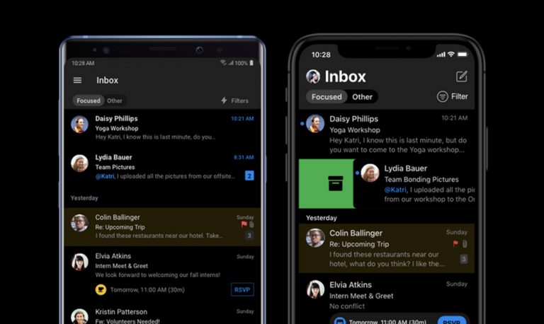 Dark Mode Comes to Microsoft Outlook on Android