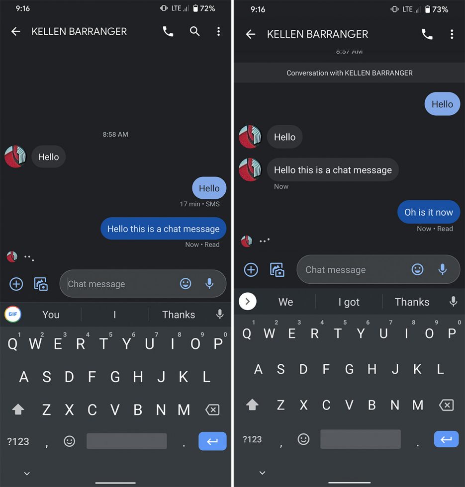 RCS Chat Any Android Phone