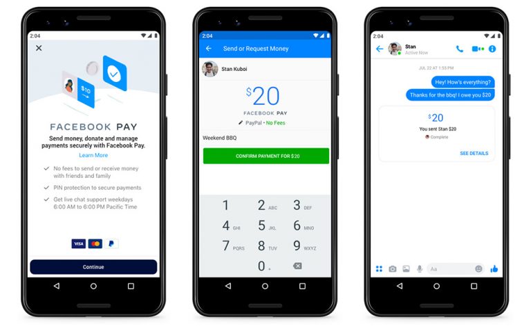 Facebook Pay Brings Consistent System to Facebook, Messenger, Instagram, and WhatsApp