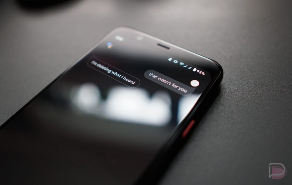 Google Assistant Delete Activity