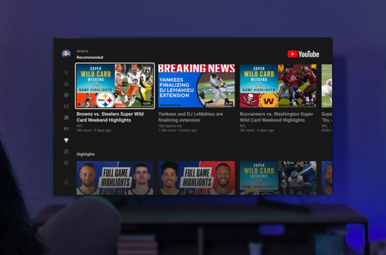 YouTube has a Fancy New Sports Page