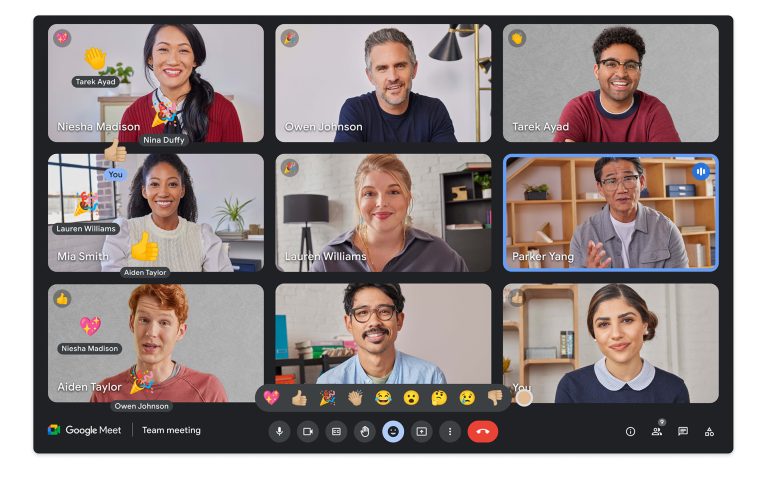 Google Meet Gets In-Meeting Emoji Reactions