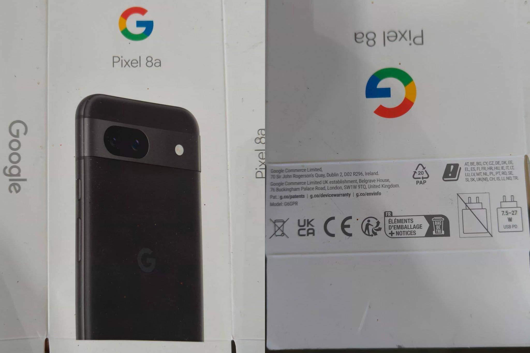 Google Pixel 8a - Retail Box