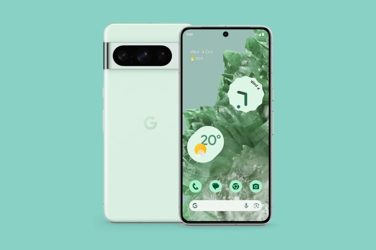 Here’s the Pixel 8 Pro in Mint