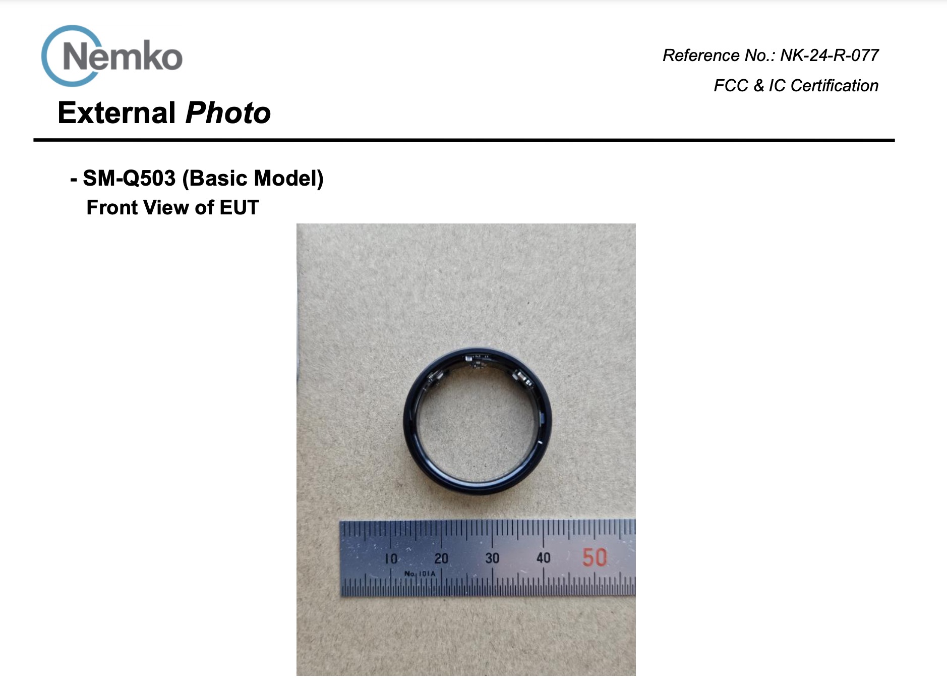 Galaxy Ring - FCC Size