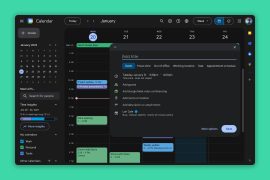Google Calendar Goes Dark on Web, Gets Modernized Look