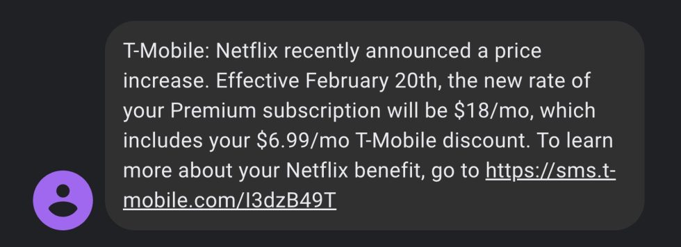 T-Mobile Netflix Price Increase