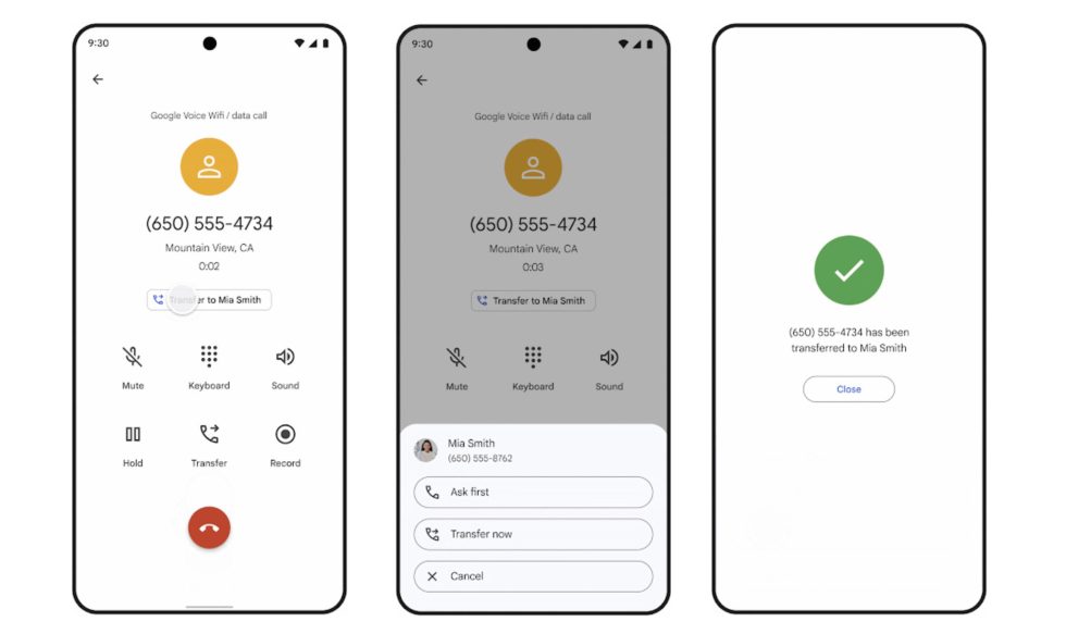 Google Voice Delegation