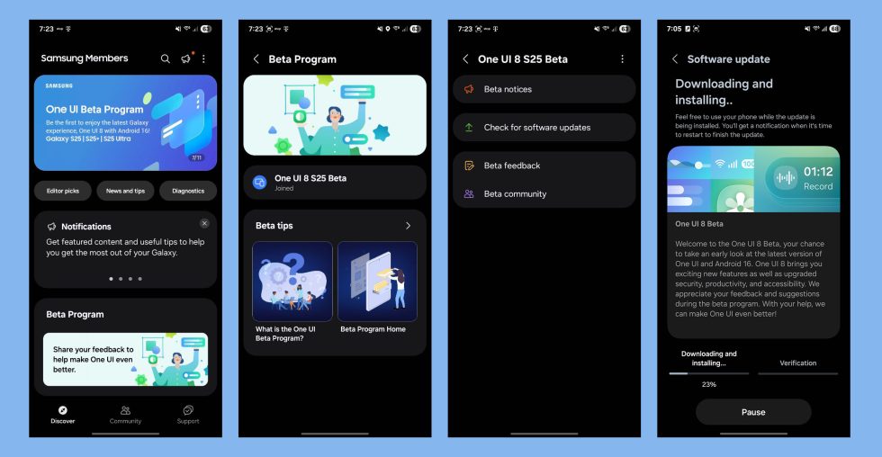 One UI 8 Beta Program Sign-up