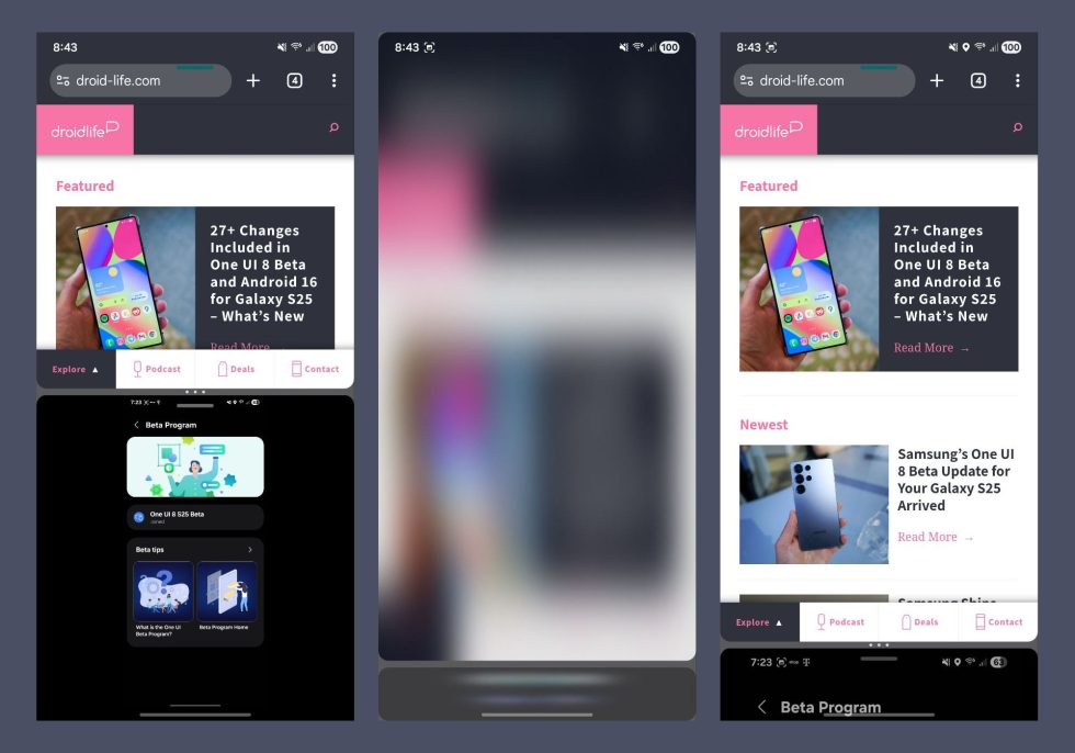 One UI 8 - Split Screen