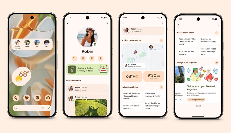 Google Pixel VIPs Widget