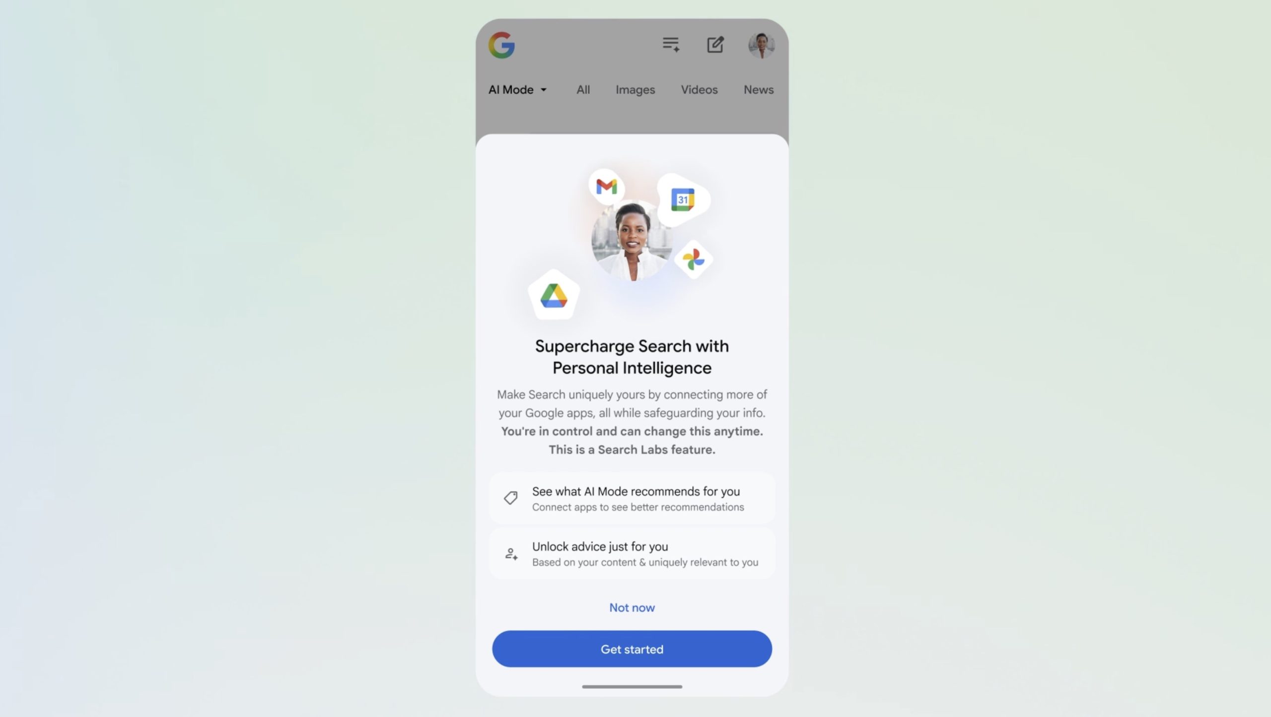 Google’s AI Mode Gets Personal Intelligence