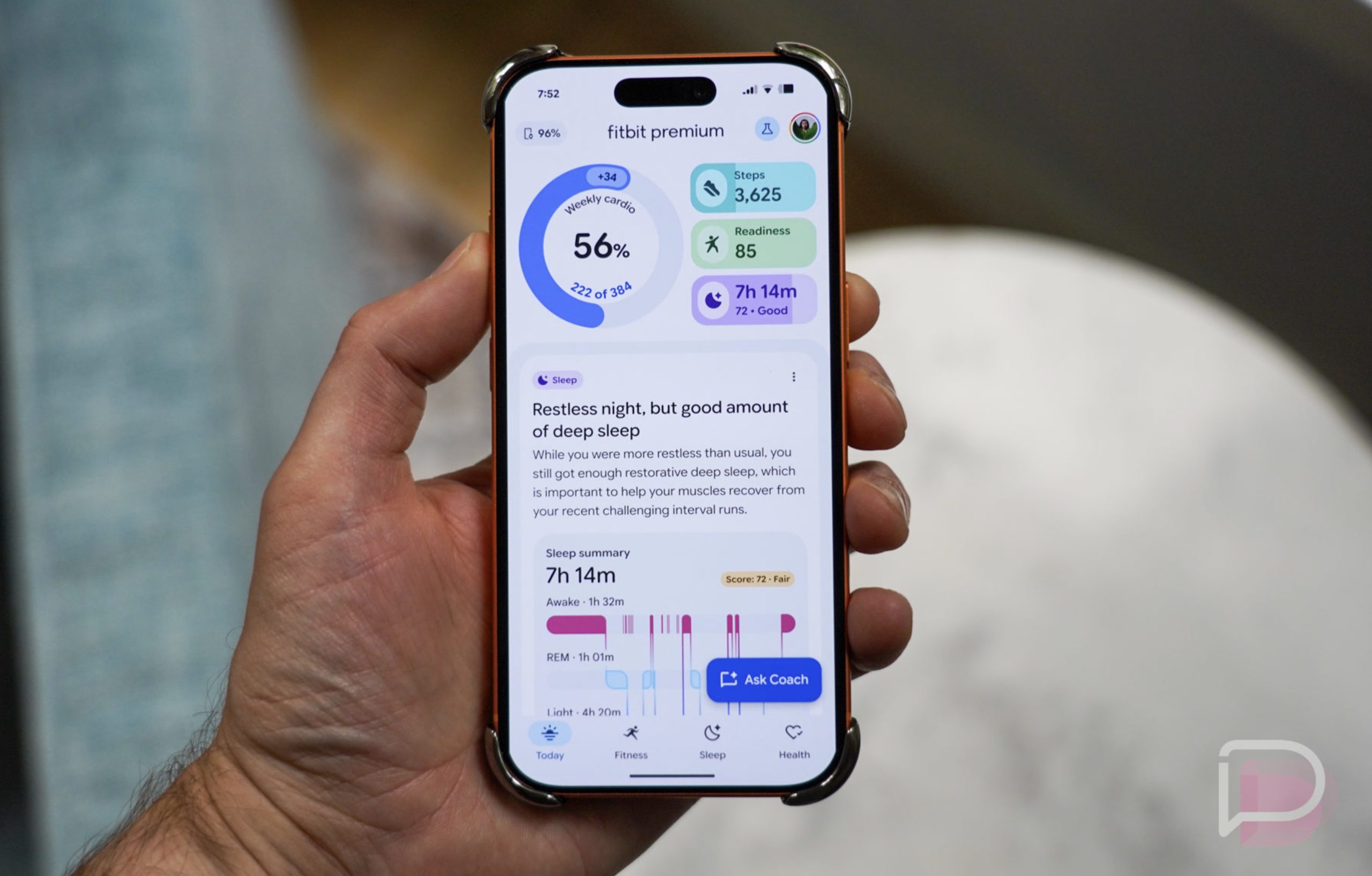 Fitbit’s New Personal Health Coach Arrives on iOS