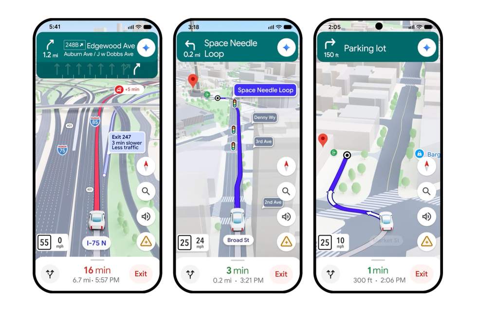 Google Maps Immersive Navigation